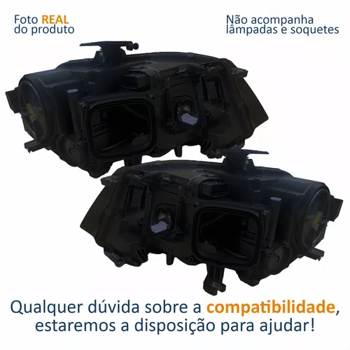 Par Farol Principal Audi A4 New 2008 2009 2010 2011 2012 Led Bi-Xenon