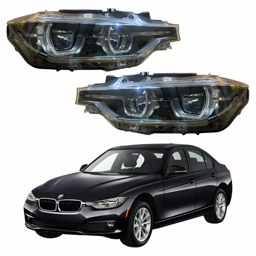 Par Farol Principal Bmw 316I 320D 320I 325I 2011 Até 2019 Full Led