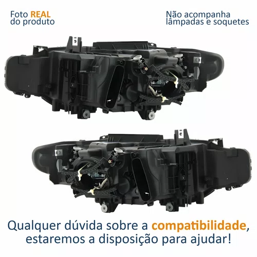 Par Farol Principal Bmw Série 3 2013 2014 2015 Sem Xenon