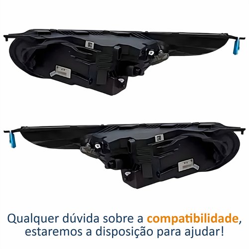 Par Farol Principal Fiat Strada 2024 2025 Com Led High
