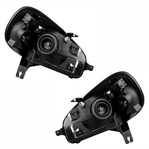 Par Farol Principal Fiat Uno Fiorino 2022 2023 Máscara Negra