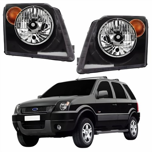 Par Farol Principal Ford Ecosport 2003 2004 2005 2006 2007 Pisca Âmbar