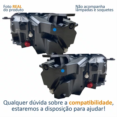 Par Farol Principal Jeep Commander 2021 2022 2023 2024 Full Led