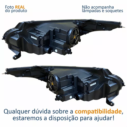 Par Farol Principal Land Rover Ranger Rover Sport 2014 Até 2018 Com Xenon
