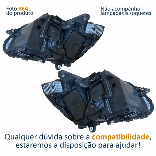 Par Farol Principal Mb C180 C200 2013 2014 2015 2016 Com Led