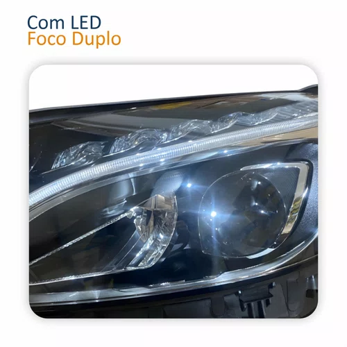 Par Farol Principal Mb C180 C200 2013 2014 2015 2016 Com Led