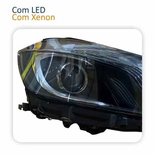 Par Farol Principal Mercedes Benz Classe A 2012 Até 2017 Com Led