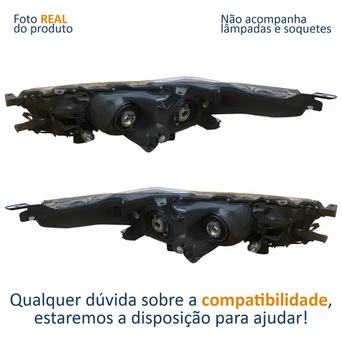 Par Farol Principal Toyota Corolla 2015 2016 2017 Com Led