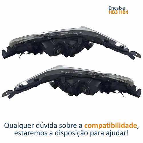 Par Farol Principal Toyota Corolla Xei 2018 2019 Com Led