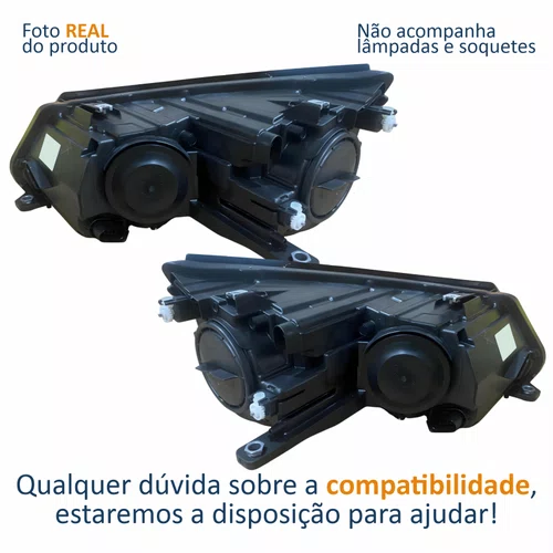 Par Farol Principal Vw Tiguan 2012 Até 2018