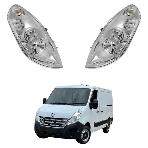 Par Farol Renault Master 2013 Até 2022 Manual Eletrico Sem Auxiliar