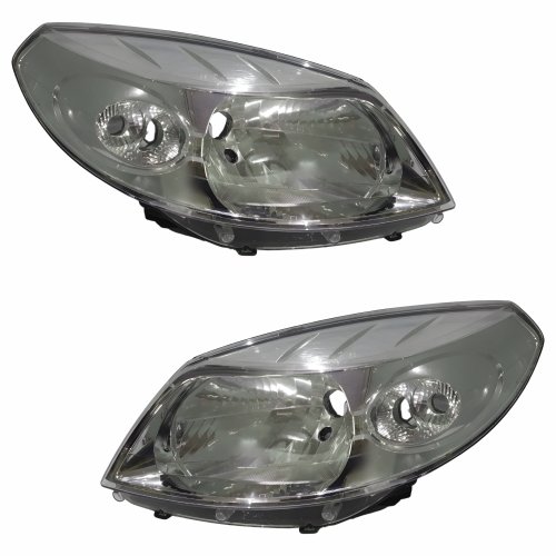 Par Farol Renault Sandero 2008 2009 2010 2011 Mascara Cromada