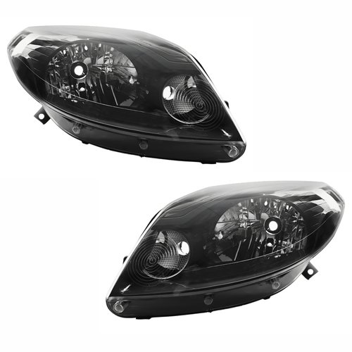 Par Farol Renault Sandero 2012 2013 2014 Mascara Negra