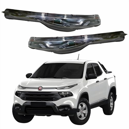 Par Farol Superior Fiat Toro 2016 Até 2021 Led Com Drl
