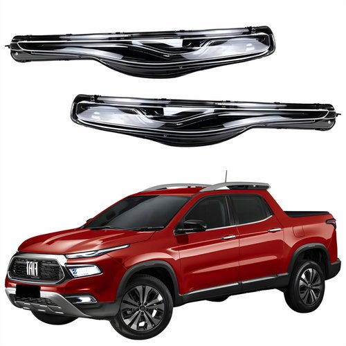 Par Farol Superior Fiat Toro 2022 2023 2024 Led Com Drl