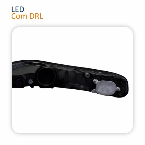 Par Farol Superior Fiat Toro 2022 2023 2024 Led Com Drl