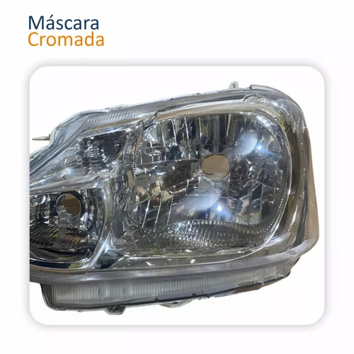 Par Farol Principal Toyota Etios 2012 Até 2019 Máscara Cromada