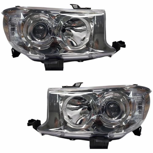 Par Farol Toyota Hilux Sw4 2009 2010 2011 Mascara Cromada