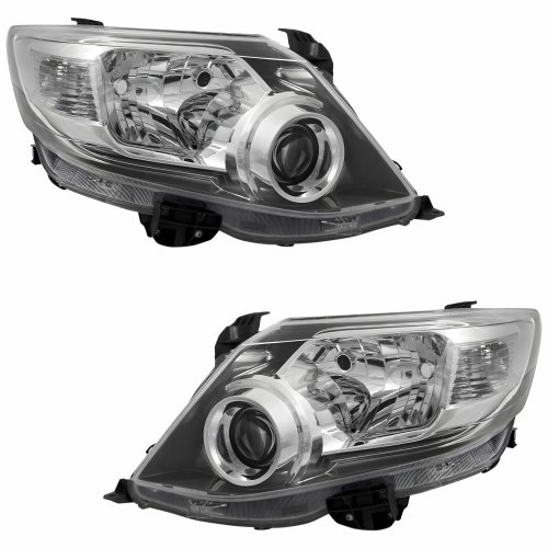Par Farol Toyota Hilux Sw4 2012 2013 2014 2015 Mascara Negra
