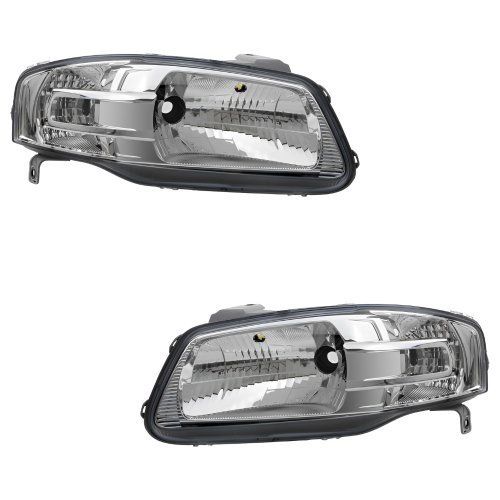 Par Farol Vw Gol G4 2005 Até 2008 Parati G4 2005 Até 2012 Saveiro G4 2005 Até 2009 Mascara Cromada