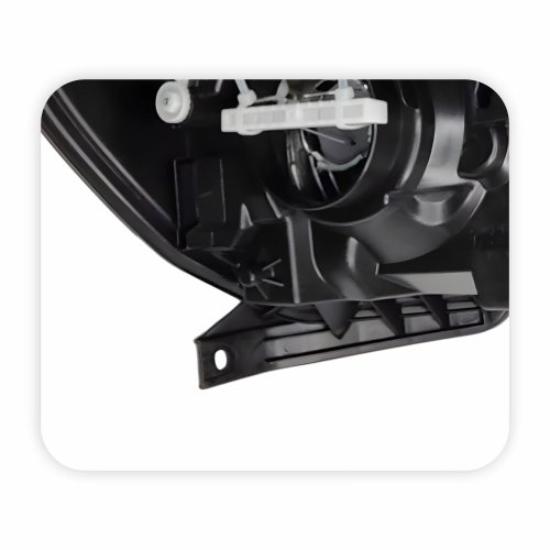 Par Farol Vw Gol G7 2016 Até 2018 Voyage G7 2017 Até 2018 Saveiro G7 2018 Até 2020 Foco Simples Friso Preto