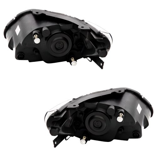 Par Farol Vw Gol Voyage Saveiro G5 2008 Até 2013 Mascara Negra