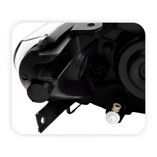 Par Farol Vw Gol Voyage Saveiro G5 2008 Até 2013 Mascara Negra