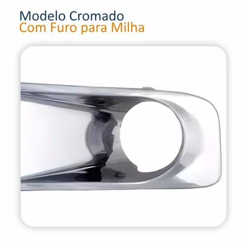 Par Grade Parachoque Dianteiro Ford Fusion 2006 2007 2008 2009 Cromado