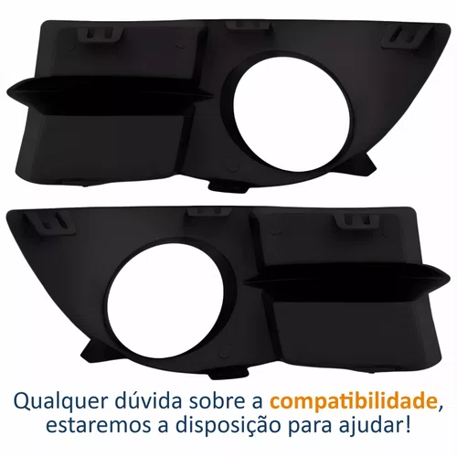 Par Grade Parachoque Renault Clio 2006 Até 2012 Com Furo