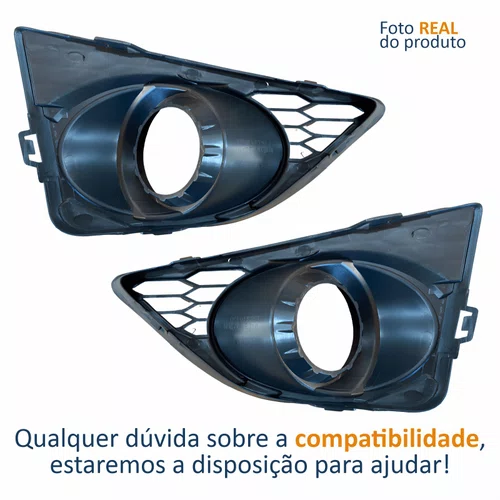 Par Grade Parachoque Ford Fusion 2011 2012 Com Furo
