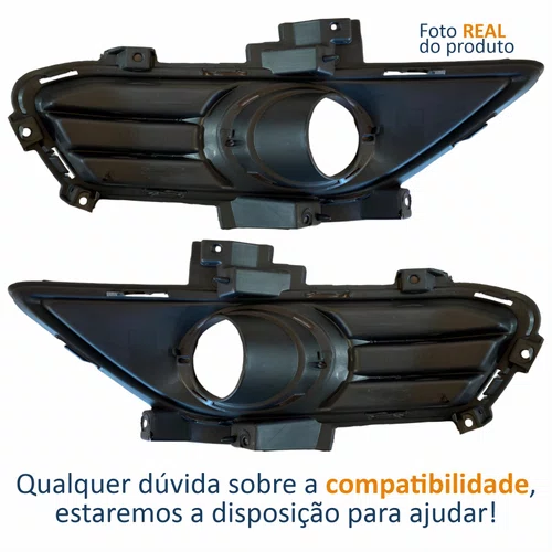 Par Grade Parachoque Ford Fusion 2013 2014 2015 2016 Com Furo