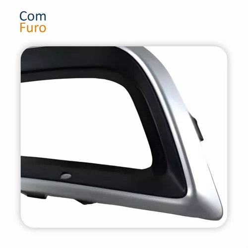 Par Grade Parachoque Hyundai Ix35 2016 Até 2022 Com Furo