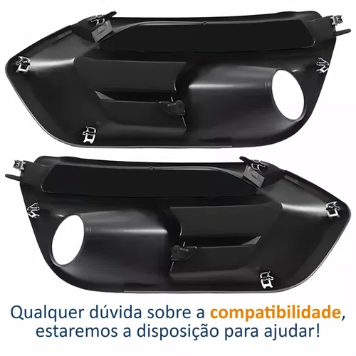 Par Grade Parachoque Iveco Daily 2020 2021 2022 2023 2024 Com Furo