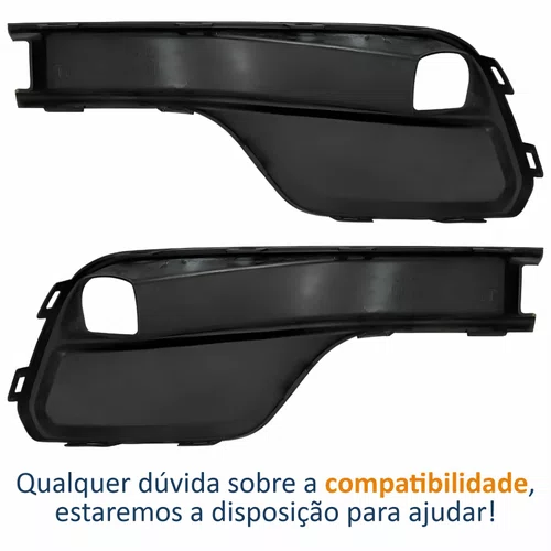 Par Grade Parachoque Jeep Compass 2021 2022 2023 Com Furo