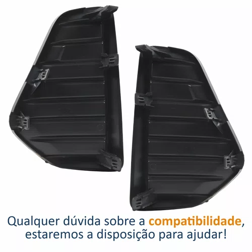 Par Grade Parachoque Nissan Kicks 2022 2023 2024 Sem Furo