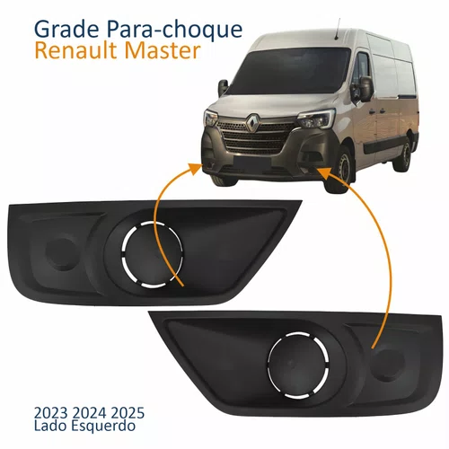 Par Grade Parachoque Renault Master 2023 2024 2025 Sem Furo