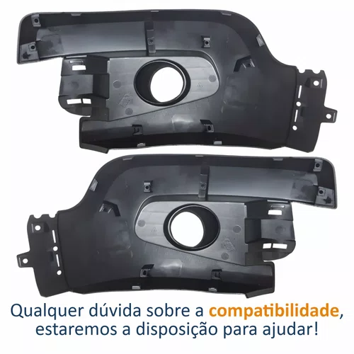 Par Grade Parachoque Renault Sandero Stepway 2012 2013 2014 Com Furo