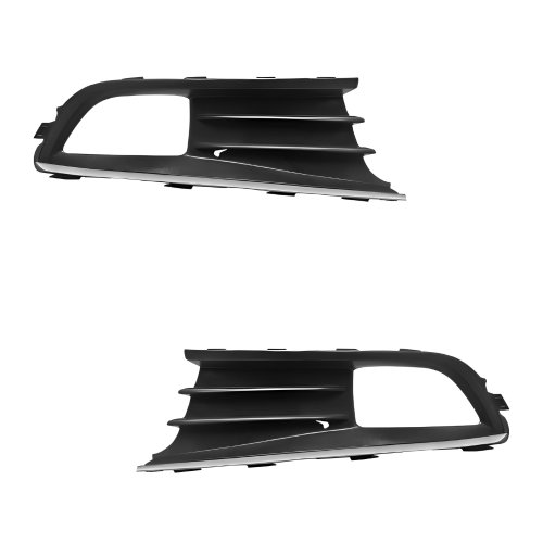 Par Grade Parachoque Vw Gol G6 2012 2013 2014 2015 2016 Com Furo Friso Cromado