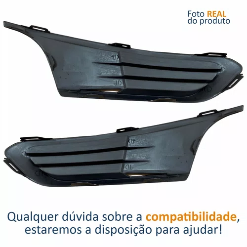 Par Grade Parachoque Vw Jetta 2011 2012 2013 2014 2015 Sem Furo