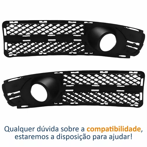 Par Grade Parachoque Vw Parati G3 2003 2004 2005 Com Furo Fase 2