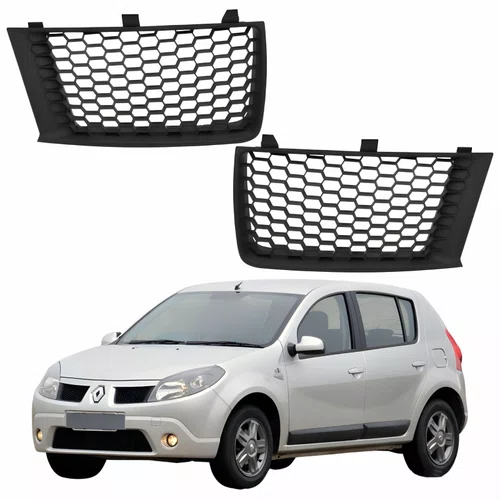 Par Grade Radiador Renault Sandero 2008 2009 2010 2011