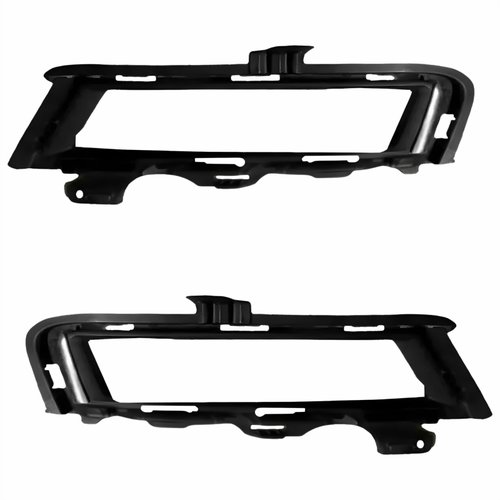 Par Grade Superior Parachoque Vw Golf 2014 2015 2016 2017 Com Moldura Cromada