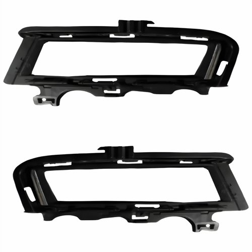 Par Grade Superior Parachoque Vw Golf 2014 2015 2016 2017 Com Moldura Cromada