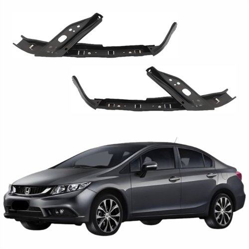 Par Guia Farol Honda Civic 2012 2013 2014 2015 2016