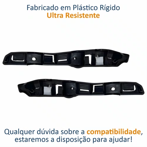 Par Guia Parachoque Dianteiro Renault Sandero 2008 Até 2014