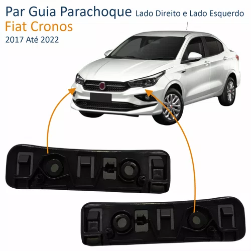 Par Guia Parachoque Fiat Cronos 2017 Até 2022