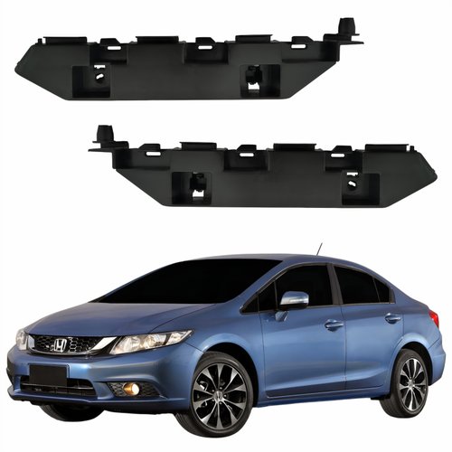 Par Guia Parachoque Honda Civic 2012 2013 2014 2015 2016