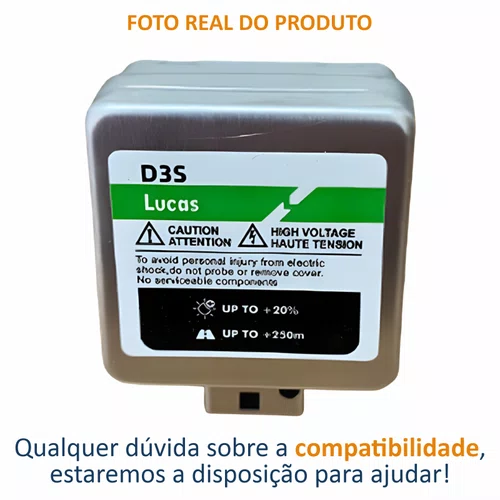 Par Lâmpada Xenon D3s Lucas Mercedes Benz CLA250