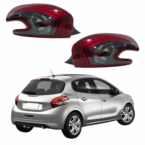Par Lanterna Peugeot 208 2013 Até 2018 Fumê