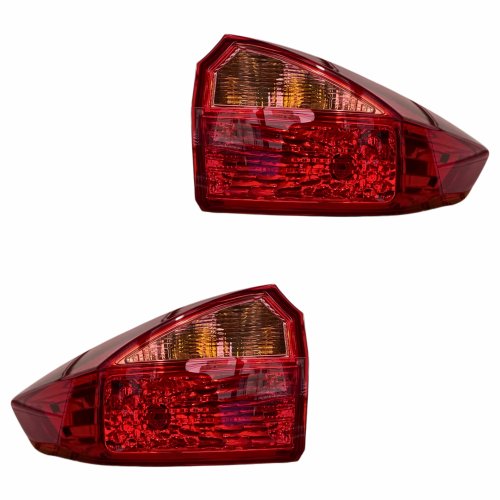 Par Lanterna Traseira Canto Honda City 2015 Até 2021
